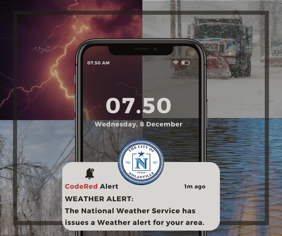 Sign up for code red alerts